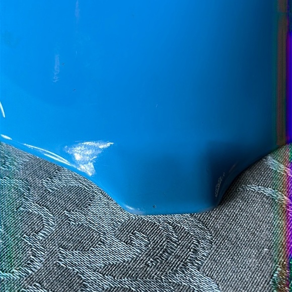 Vintage Pyrex Blue Snowflake Garland 473 1 quart Small Casserole Dish No Lid - Picture 5 of 12